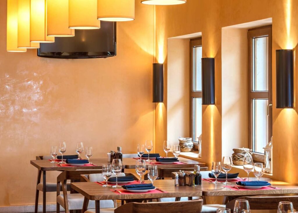 Imagen del comedor de un restaurante