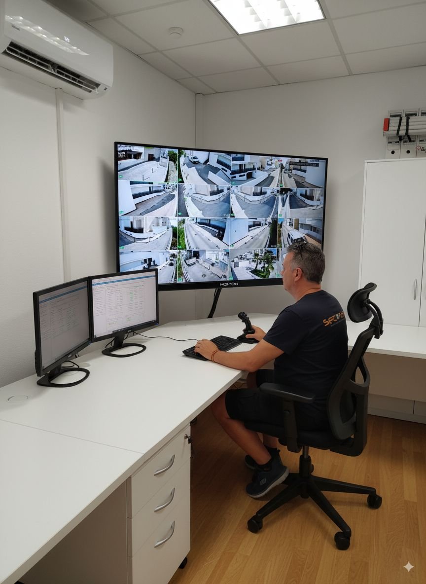 Gestión de monitoreo de equipos de videovigilancia por la empresa Securalia